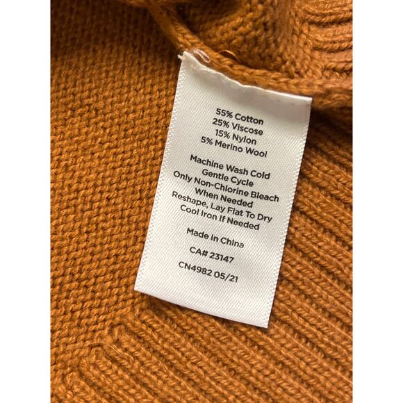 Talbots BUTTON MOCKNECK SWEATER, size XL, NWT - Picture 9 of 14